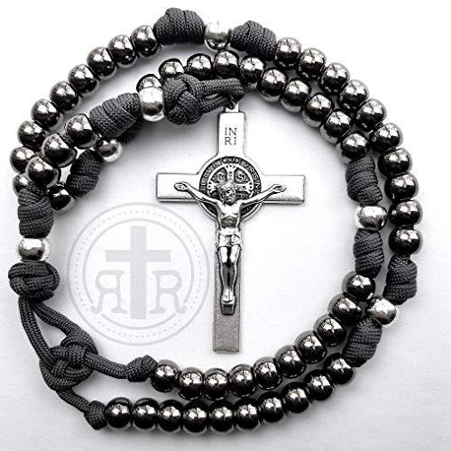 Rugged Rosaries® ASHES to ASHES Catholic Rosary with Metal Beads - Strong Handmade4