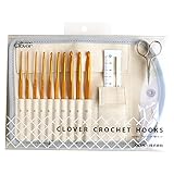 Clover かぎ針 セット かぎ針 10本 とじ針 3本 ミニはさみ ニットゲージ かぎ針ケース 43-405