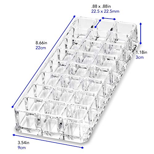 byAlegory Premium Beauty Organization Acrylic Lipstick Organizer