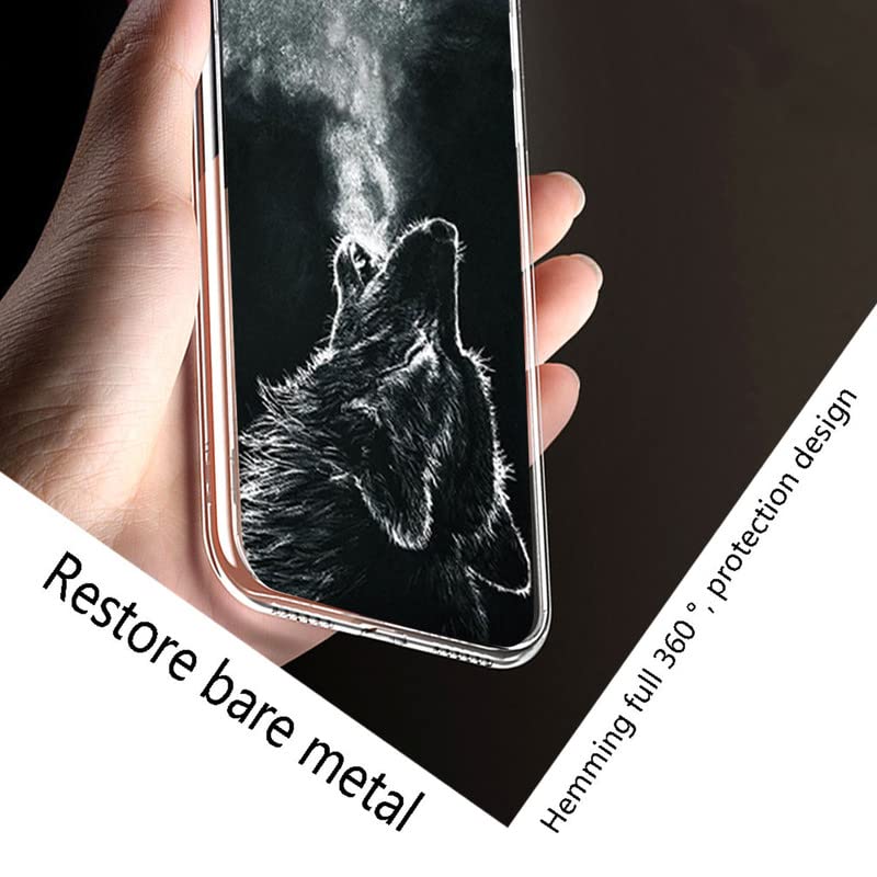 KJYFOANI For Nokia 110 4G 2023 Case With 1 X Tempered Glass Screen Protector, Transparent Shockproof Solf Silicone Protection Case For Nokia 110 4G 2023, Case For Women Men, (1.8