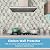 Vamos Tile Peel and Stick Backsplash Seamless Tile,10-Sheets Stick on Backsplash for Kitchen and Bathroom, Pure White+Ice Green Marble+Light Gold PVC Self Adhesive Mosaic Tiles