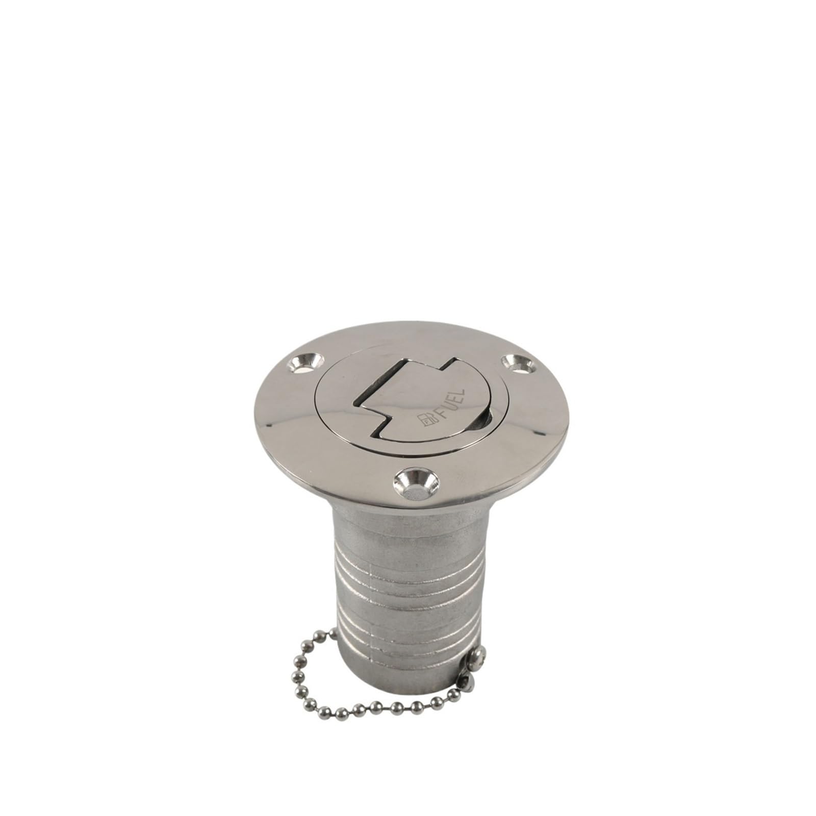 Boat Gas/Fuel/Water/Waste/Diesel Deck Fill/Filler with Keyless Cap Mirror- Polished Stainless Steel Hardware for Boat Yacht Caravan