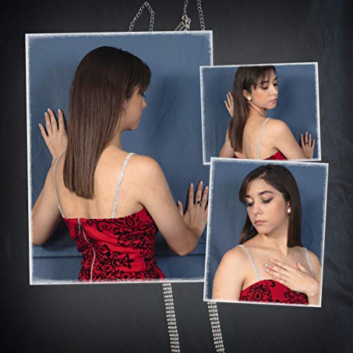 Rhinestone Removable Crystal Silver Bra Straps3