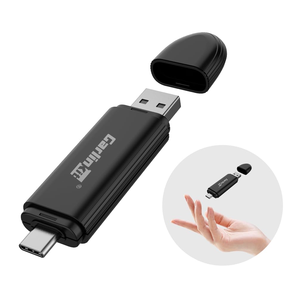 CarlinkitMINI SE Wireless CarPlay Adapter 2025 with OEM Wired CarPlay, Plug & Play/Auto-Connect/for USB-A & Type-C Dual Port Cars, Support Online Upgrade Wireless Dongle