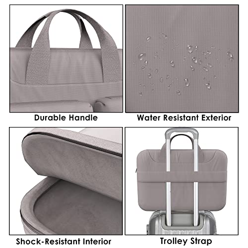 Image of Probus 360 Protective Laptop Shoulder Bag for 15.6 Inch Laptop /MacBook /Chromebook /Notebook Water Resistant Sleeve Case Cover Office Bag - Grey
