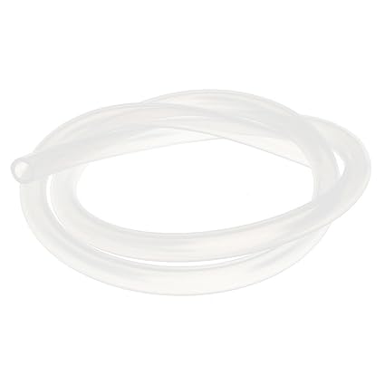 uxcell Silicone Tube 9mm ID X 13mm OD 3.28ft Flexible Silicone Rubber Tubing Water Air Hose Pipe Transparent for Pump Transfer