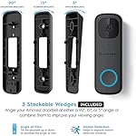 Amcrest 4MP Video Doorbell Camera Pro, Outdoor Smart Home 2.4GHz and 5GHz Wireless WiFi, Micro SD Card, AI Human Detection, IP65 Weatherproof, 2-Way Audio, 164º Wide-Angle Wi-Fi AD410 - Image 4