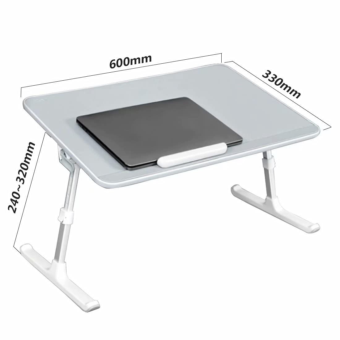 Regulowane biurko na laptopa na kanapę, taca na laptopa, składane biurko na laptopa z miękką i wygodną poduszką, przenośne biurko na kolana do pracy, jedzenia, pisania, rysowania gier