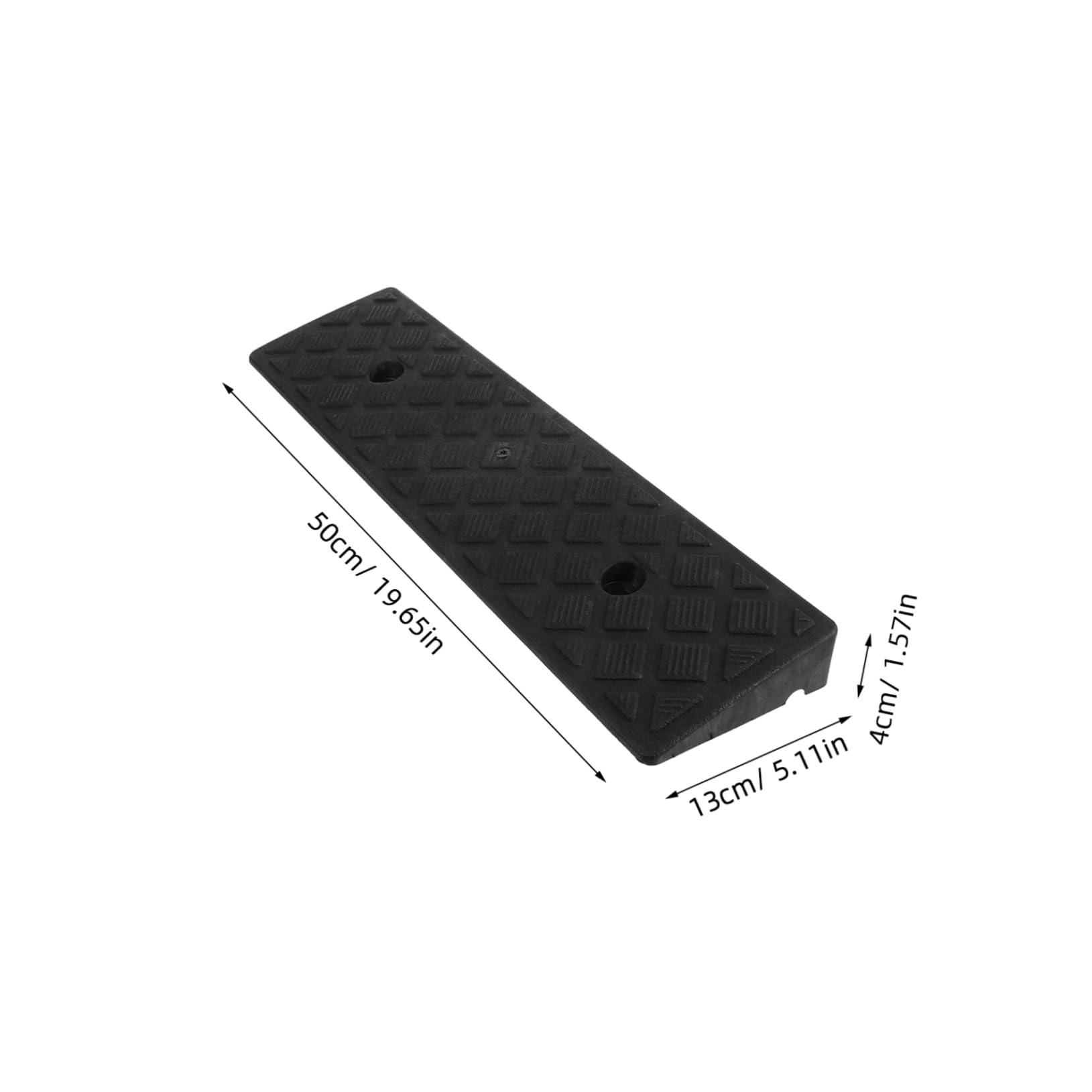 STOBAZA Driveway Ramps for Cars Portable Mobility Ramps Plastic Wheelchair Access Slope Mats