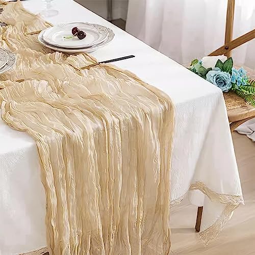 2pack10ftcheeseclothtablerunnerbeigegauzelongtablerunnersbohogauzecheeseclothtablerunnerrusticsheerrunnerforweddingpartytabledecor35x120inch Urban Country Home Decor 2 pack 10 ft cheesecloth table runner beige gauze long table runners boho gauze cheese cloth table runner rustic sheer runner for wedding party table decor 35 x 120 inch urban country home decor