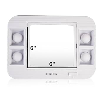 チュッ【新品】Jerdon(ジェルドン) ライト付拡大鏡 Amazon.co.jp: Jerdon(ジェルドン) / HL958C (クローム) ライト
