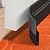Holikme Door Draft Stopper Under Door Draft Blocker Insulator Door Sweep Weather Stripping Noise Stopper Strong Adhesive 39" Length Black