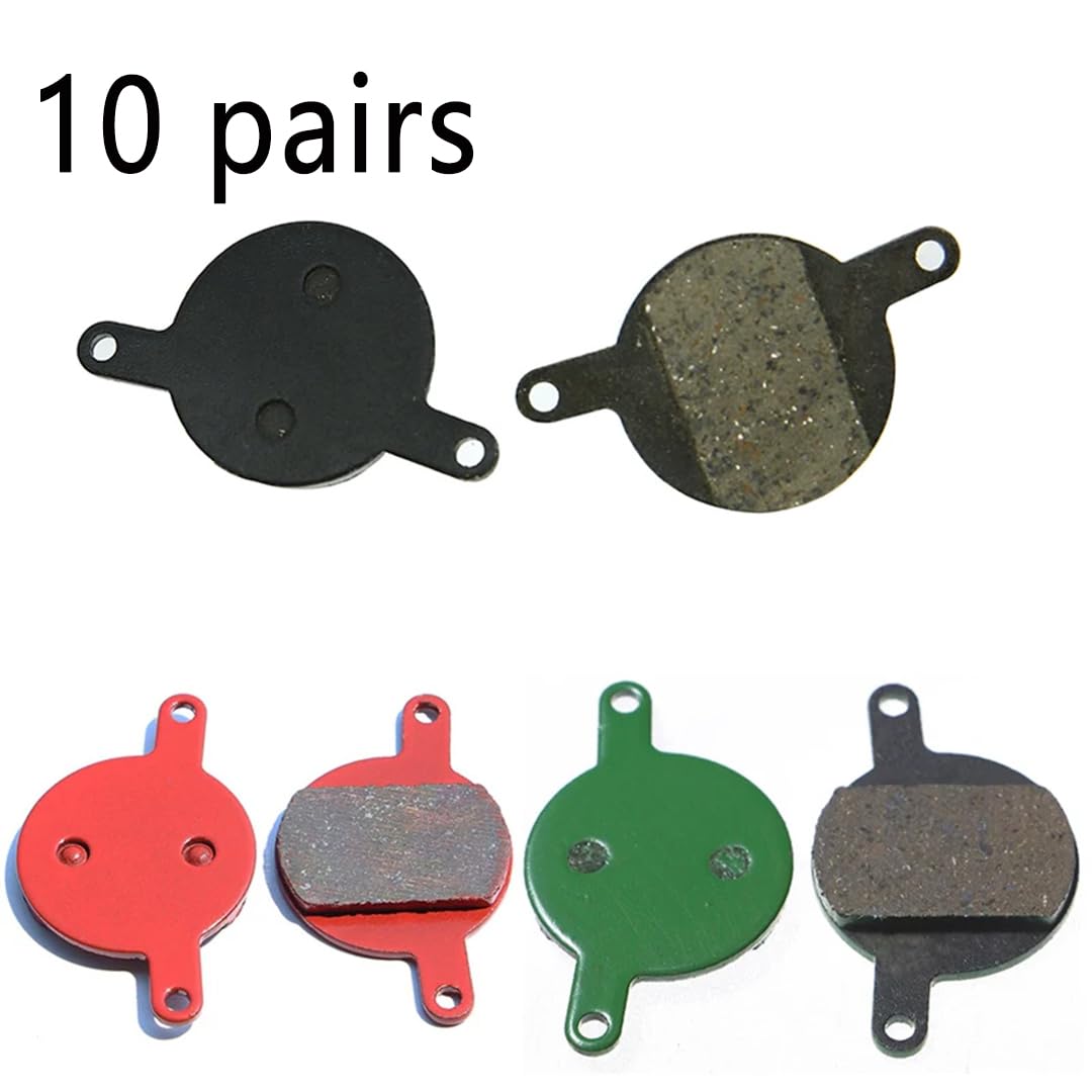 10 Paar Fahrrad-Bremsbeläge, Fahrrad-hydraulische Scheibenbremsbeläge, organisches Harz, Scheibenbremse, Mountainbike, Rennrad, Teile, Zubehör Dichtungen(10 Pairs sintering)