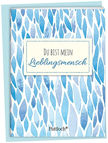 Du bist mein Lieblingsmensch: Spruch-Heftchen mit Kuvert