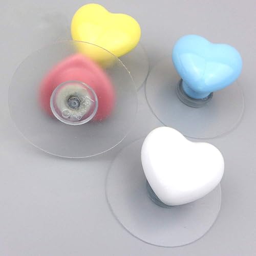 Miniatura 4 de 2 pomos de cerámica autoadhesivos para gabinete, diseño de estrella de mar, forma de concha, corazón, cajón, ayudante, ayudante, cocina, puerta