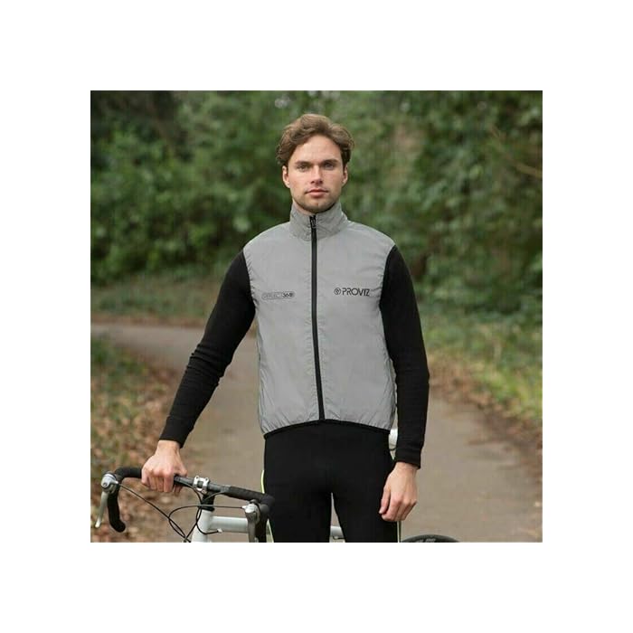 Proviz Men's Waterproof Cycling Gilet - Image 3