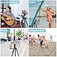 Rollei Smartphone Stativ Traveler, Handy Stativ mit Fernauslöser 120cm Aluminium Dreibeinstativ für Smart Phone Flexible Leicht Schwarz Tripod mit Smartphone-Halterung für iPhone Huawei Samsung