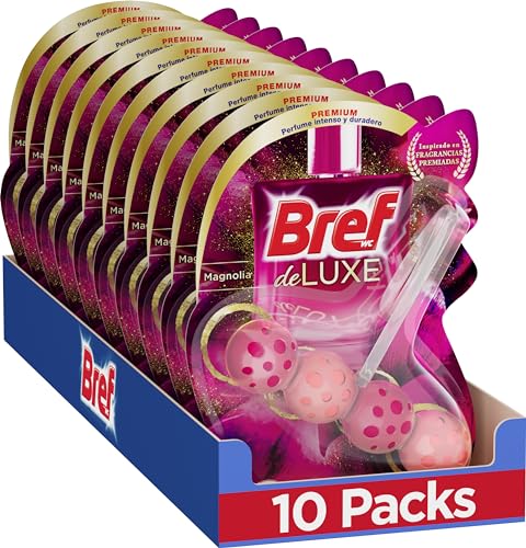 Bref WC Deluxe Detergente Profumatore, 10 Pezzi