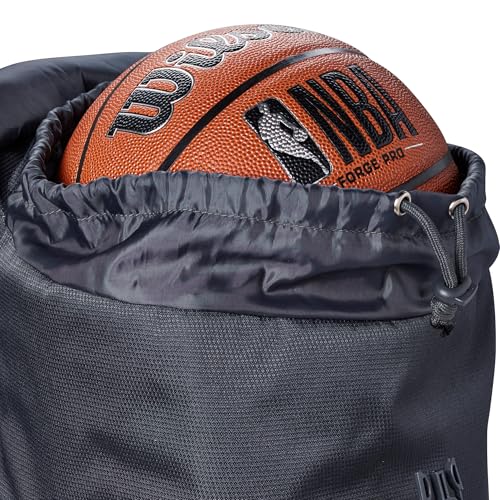 Mochila NBA Forge con exterior resistente Wilson gris de almacenamiento amplio 5