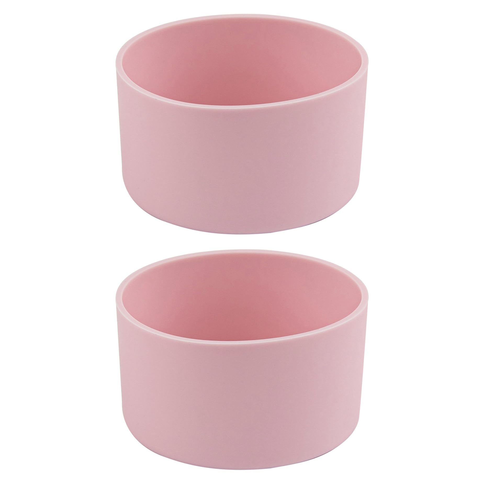 Framendino, 2 Pack Pink Protector Silicone Boot Bottle Bottom Sleeve Cover Bumper with 12oz-24oz Sport Water Bottles for Iceflow 20oz 30oz Tumbler Cup Accessories