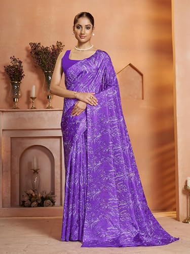 Image of Garden Vareli Art Silk Floral Print Saree