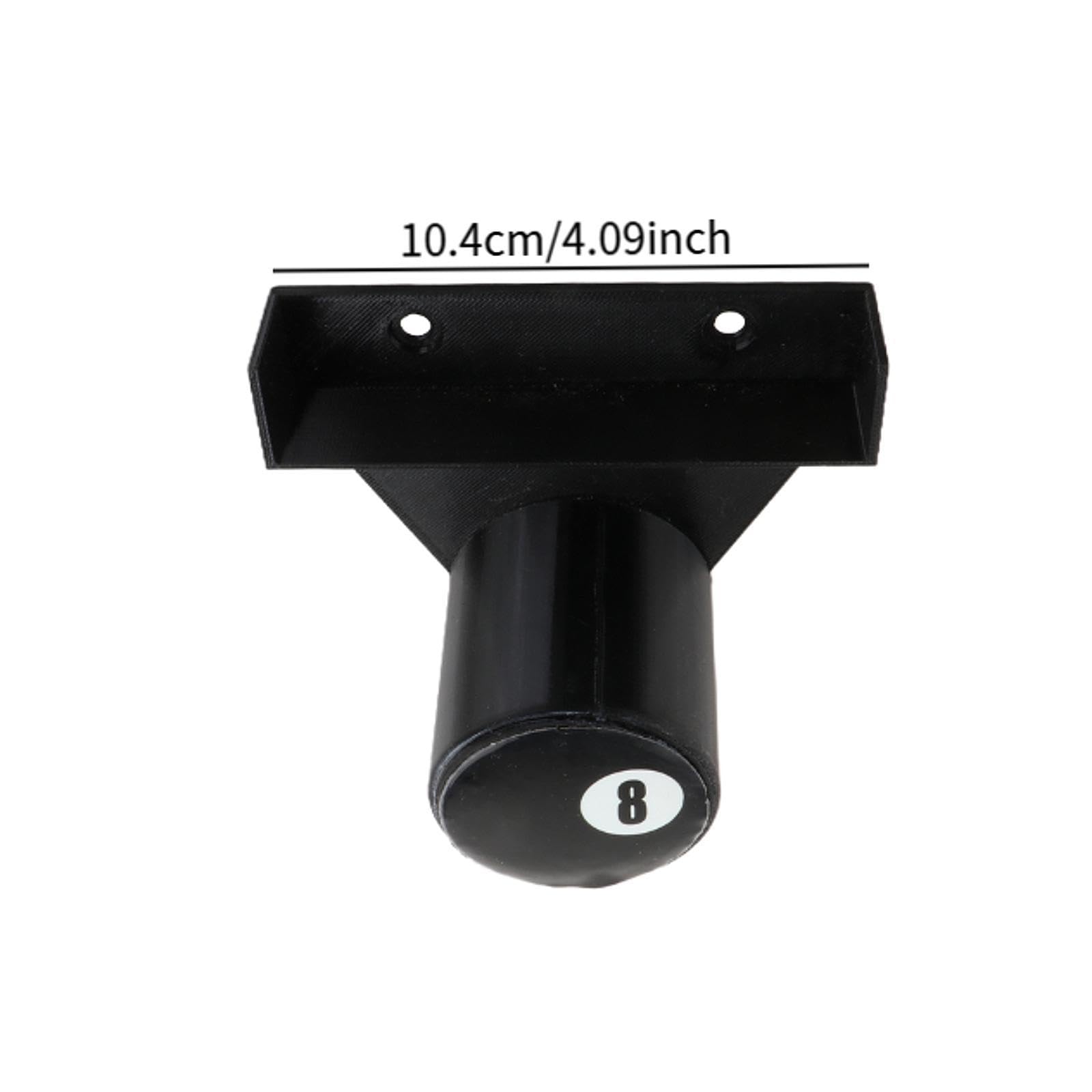 Vaveren Practical Pool Cue Chalk Holder Wall Mounted Triangle Ball Rack Hanger with Screw Pool Table Accessories for Recreation Room