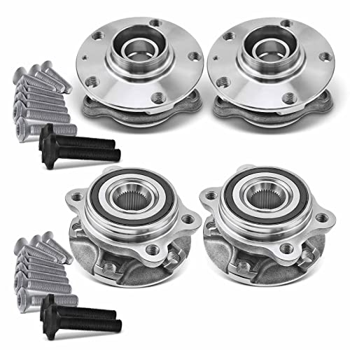 Frankberg 4x Radlagersatz Vorne Hinten unterstützt die ABS-Funktion Kompatibel