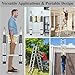 A-Frame Aluminum Telescopic Extension Ladder with Non-Slip Feet, 16.5FT Rv Telescope Foldable Extendable Compact Ladders for House Roof Travel Trailers, Adjustable Retractable, 330lbs Capacity