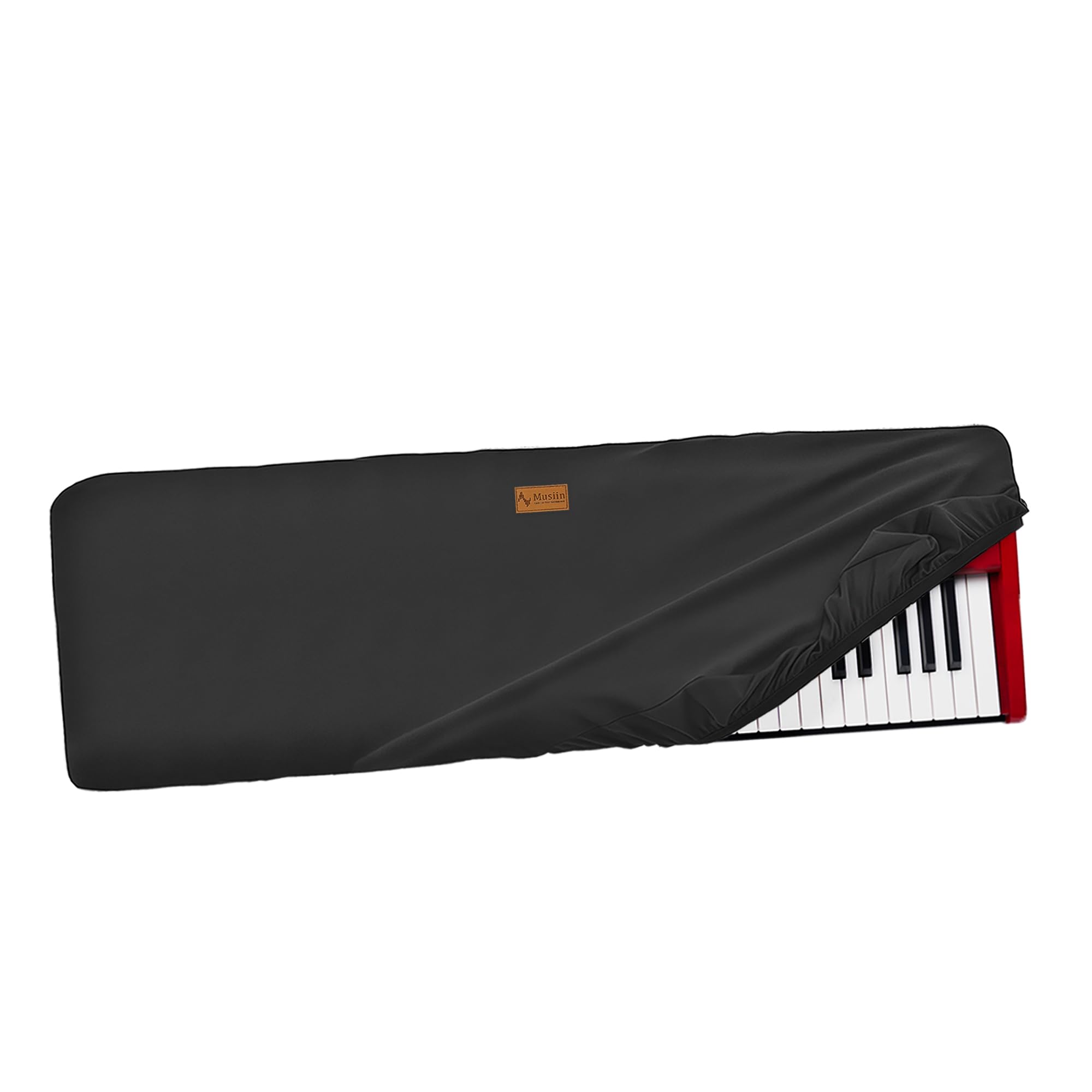 Musiin Staubschutz für Klaviertastaturen mit 88 Tasten, kompatibel mit Nord Stage 4 88 Tasten, Piano 5 88, Stage 3 88, Yamaha MODX M8, Chinlon, seidige Haptik und maßgeschneidertes Design