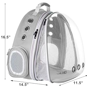   Front-Expandable-Cat-Backpack-Fit-up-to-20-lbs-Space-Capsule-Bubble-Window-Pet-Carrier-Backpack-for-Large-Fat-Cat-and-Small-Puppy