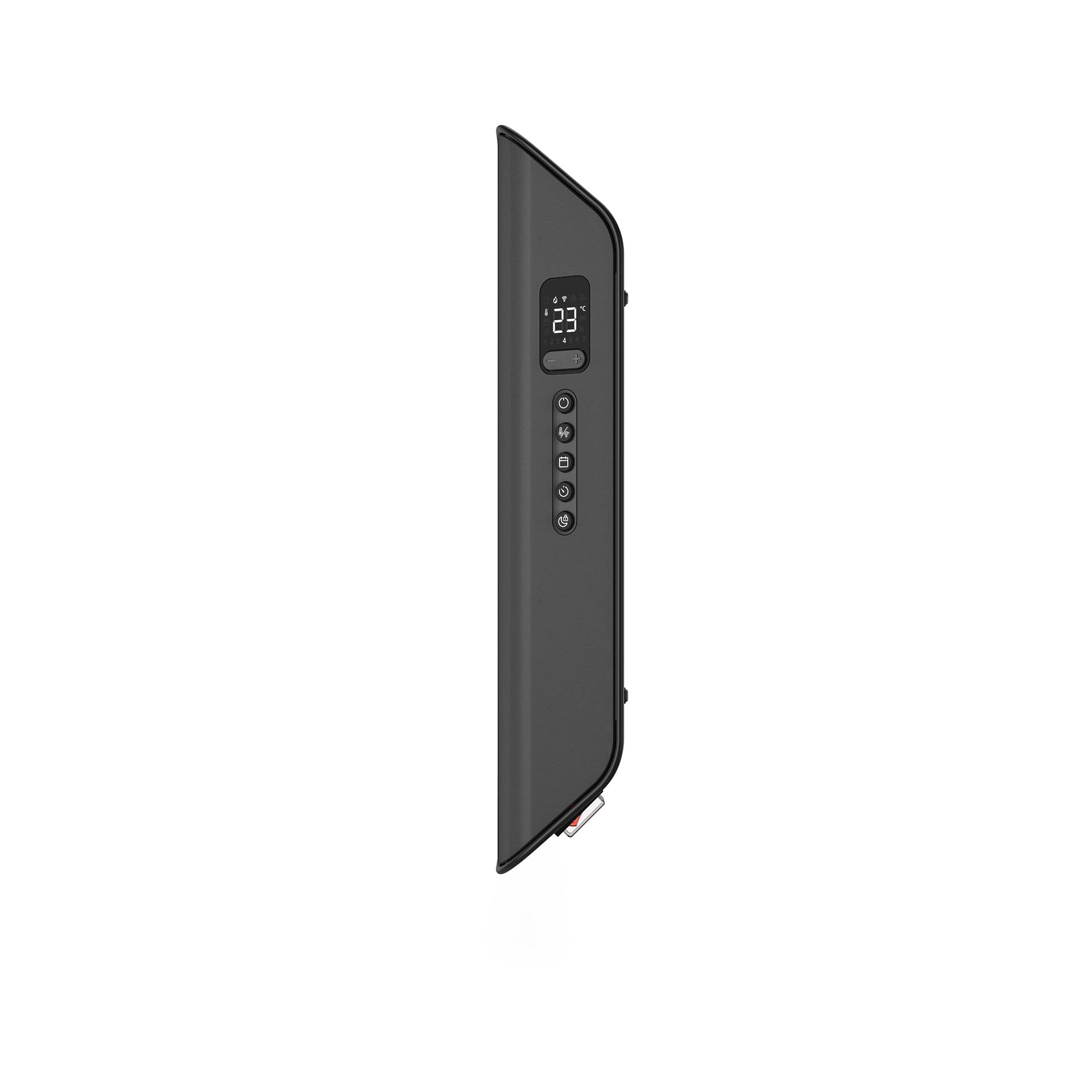 Duux Edge Smart 1500 W Riscaldamento elettrico a risparmio energetico – Convettore elettrico – Termoventilatore da bagno – Radiatore con termostato – Riscaldatori elettrici per ambienti fino a 20 m² –