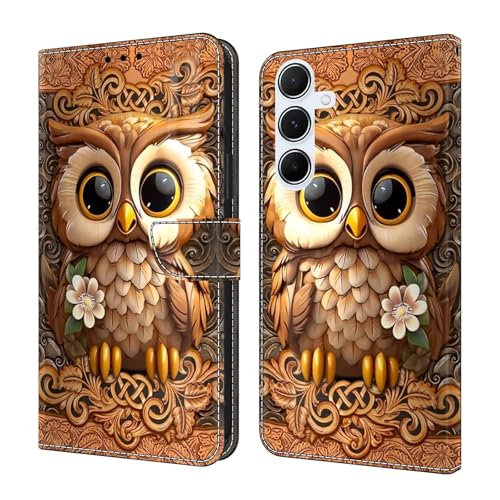 Bnvdfre Handyhülle für Samsung Galaxy S23 Hülle PU Leder Klapphülle Magnet Stoßfeste Kartenfach Klappbar Schutzhülle Sil...