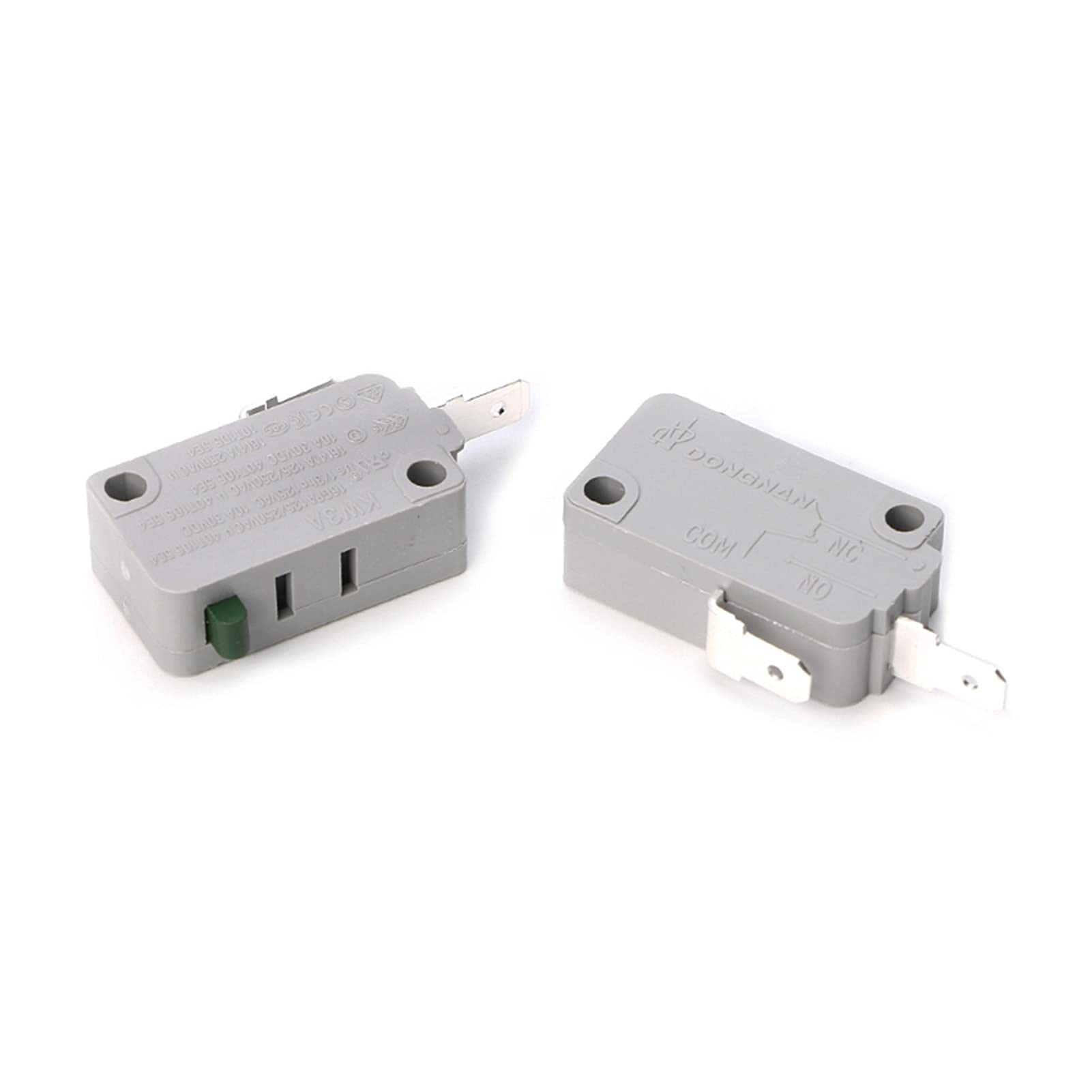 AHLOKI Industrial Switches 2Pcs Microwave Oven Door Micro Switch 125V/250V 16A Normally Open Switch 652A Switches
