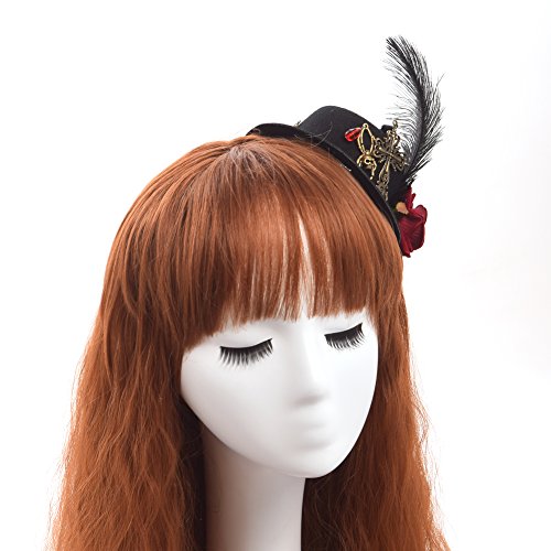 GRACEART Steampunk Mini Top Hat Costume Accessory(Size: S) steampunk buy now online GRACEART Steampunk Mini Top Hat Costume Accessory(Size: S) steampunk buy now online