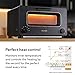 BALMUDA The Toaster | Steam Oven Toaster | 5 Cooking Modes: Sandwich Bread, Artisan Bread, Pizza & Pastry, Oven | Precise Heat Control | Steam Technology | Baking Pan | US Version | Black