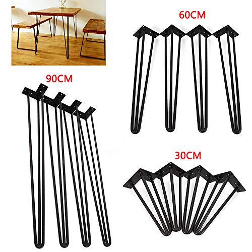 4 forcine per capelli, gambe da tavolo e armadio