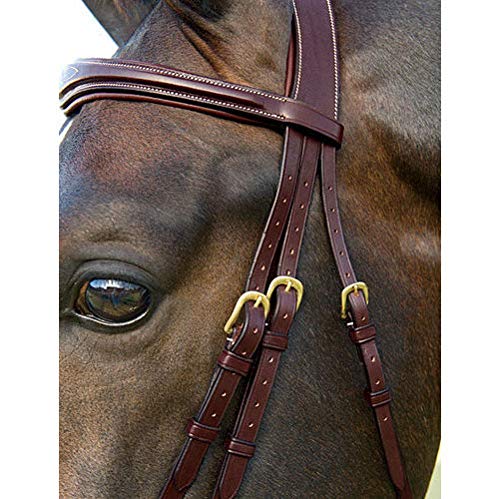 DY'ON Anatomic Bridle, Horse-F/S, Brown