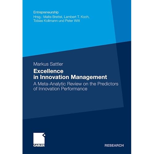 Excellence in Innovation Management: A Meta-Analytic Review on the Predictors of Innovation Performance (Entrepreneurship)