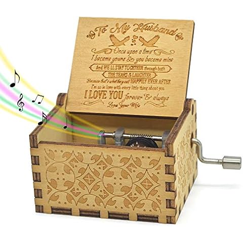 Husband Music box,You are My Sunshine Music Box for Husband,Best Birthday Gift for Husband Cover