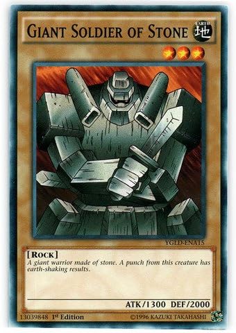 YU-GI-OH! - Soldado gigante de piedra (YGLD-ENA15) - Mazos legendarios de Yugi - 1ª Edición - Común