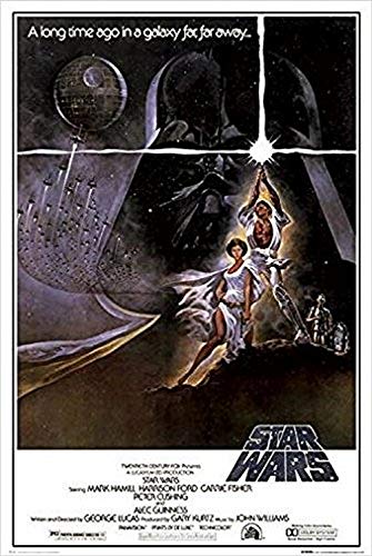 Buyartforless Star Wars A New Hope 36x24 Movie Art Print Poster Harrison Ford Mark Hamill Carrie Fisher Billy Dee Williams George Lucas