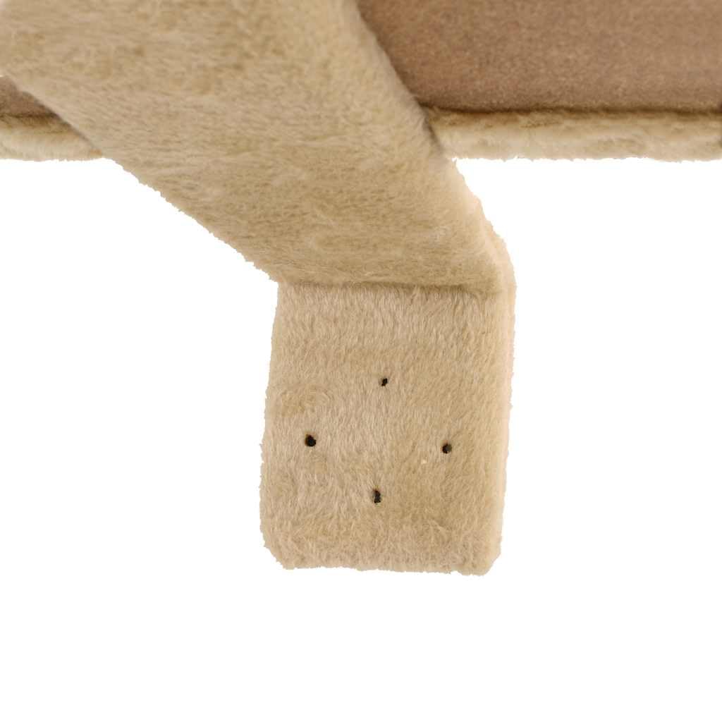 Tiragraffi da parete per gatti con colonne tiragraffi in sisal, 194 cm, beige, albero da arrampicata con grotta, letto, piattaforma e zone di riposo, per soggiorno e uso interno