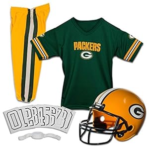 Franklin Sports Green Bay Packers Kinder-Fußballuniform-Set