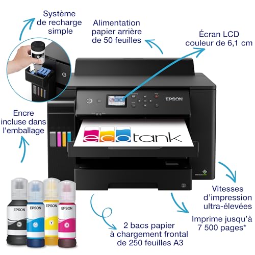 Imprimante A3+ EcoTank ET-16150 avec réservoirs d’encre et Wi-Fi – Image 3