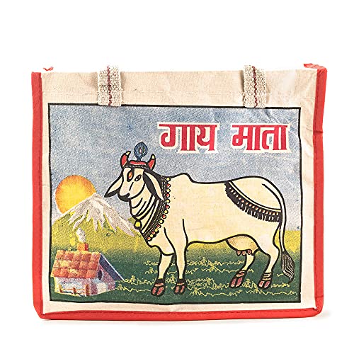 FANMEX - Fantastik - Sac cabas indien en toile de coton grand (Vache) Cover