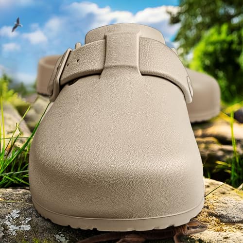 KEMISANT Women Clogs,Comfortable Mules Sandals Slippers Nurse Garden Shoes Unisex for Men Cushioned Support3