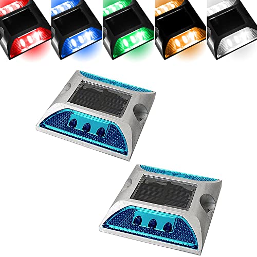 iimono117 道路鋲 ソーラー 自動充電 LED 道路 照明 ポール センターライン 縁石 反射板 視線誘導 合流帯 安全性 路肩鋲 車庫