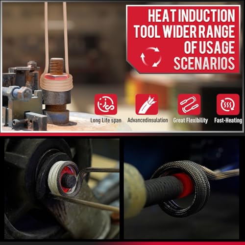 1300W Induction Heater with 10 Coils