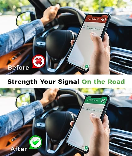 Atcall Cell Phone Booster For Car, Band 12/17/13/5/2/25/4/66, Boosts 5G 4G Lte For All U.S. Carriers - Verizon, At&T, T-Mobile, Fcc Approved Vehicle Cell Phone Signal Booster thumb #2