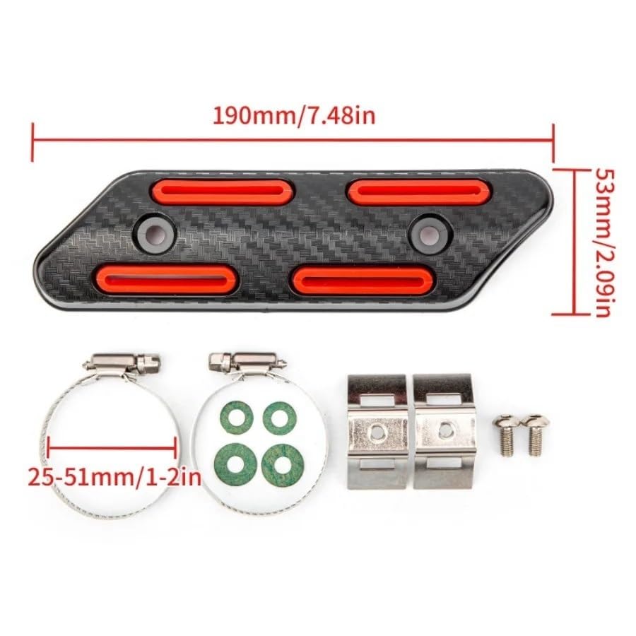 Accessoires modifiés universels pour moto isolant thermique rétro - 3